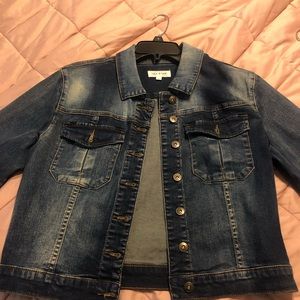 Lila Ryan cropped jean jacket